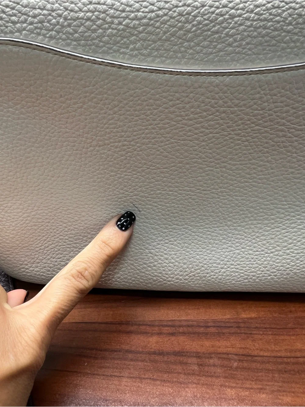 Coach Classic Pebbled Leather Crossbody Bag in Cream